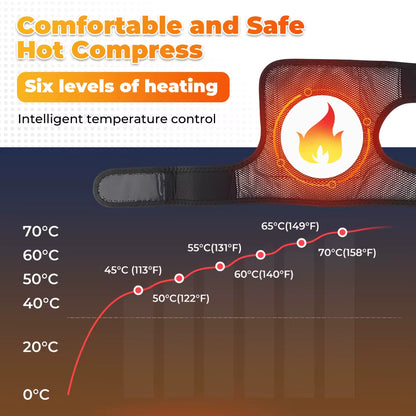 Knee massager with heater