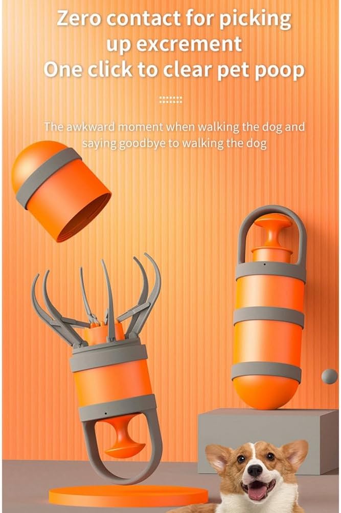 Recogedor de excrementos portátil para mascotas