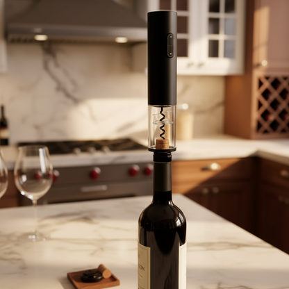 The Simplest Electric Device to Easily Open Wine Bottles in 6 Seconds.