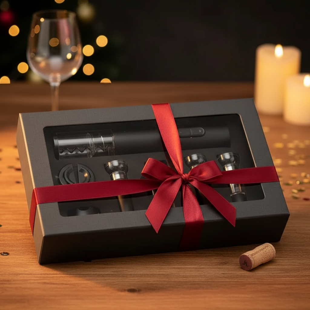 The Simplest Electric Device to Easily Open Wine Bottles in 6 Seconds.