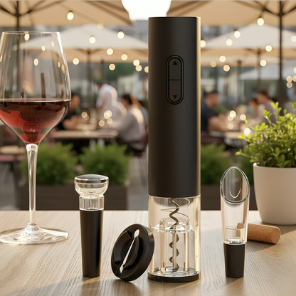 The Simplest Electric Device to Easily Open Wine Bottles in 6 Seconds.